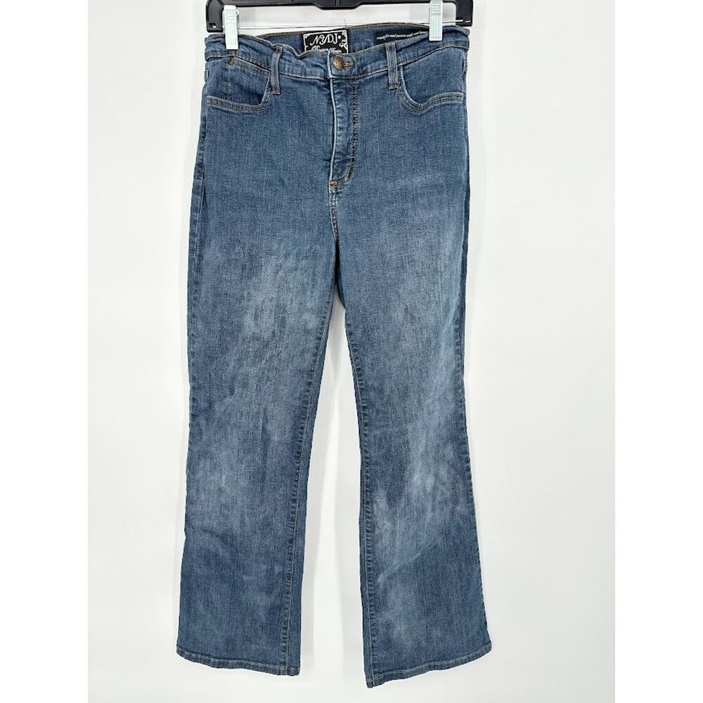 NYDJ Blue Denim‎ Marilyn Straight Leg Jeans Womens Size 8P Petite Style#P1900